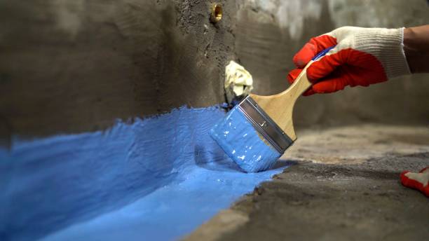 Commercial Waterproofing project at a Amanda, OH business property by SJ Waterproofing Pros